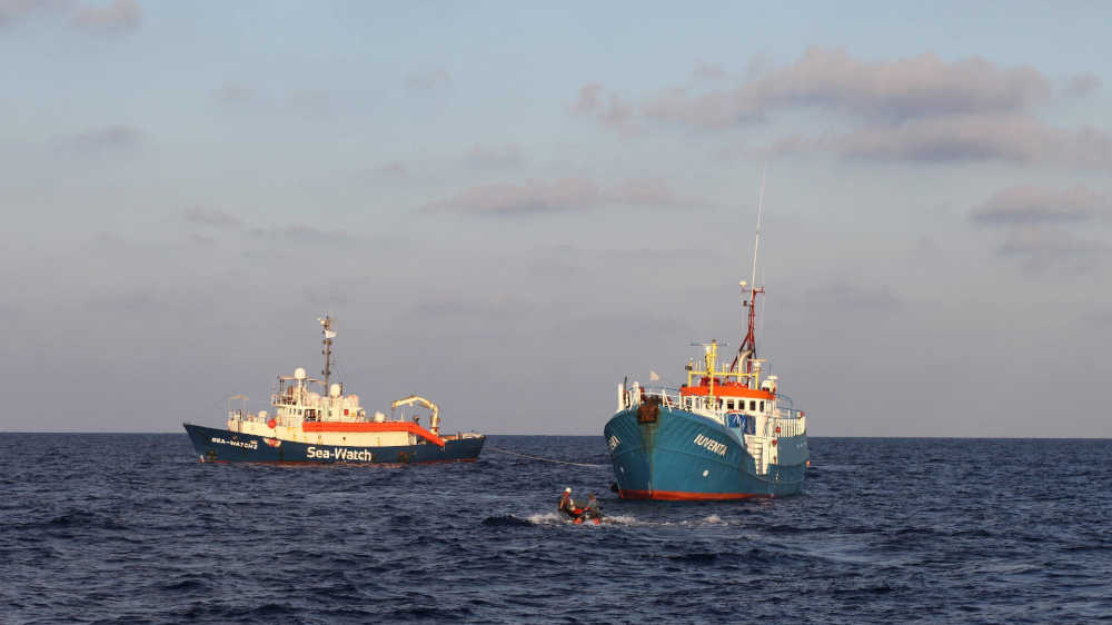 Zivile Seenotrettung von Bootsflüchtlingen im Mittelmeer vor Libyen (Archivbild)