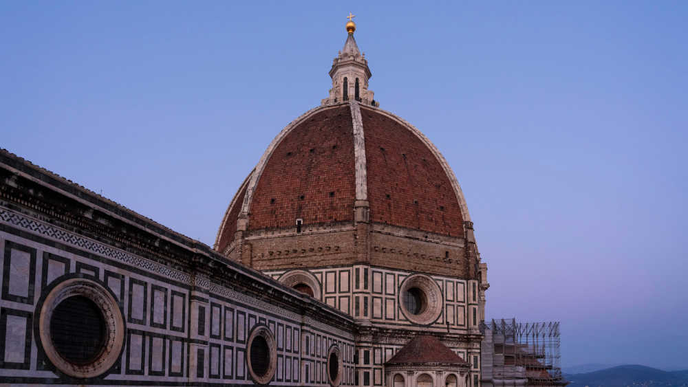 Der Dom von Florenz mit seiner ei-förmigen Kuppel