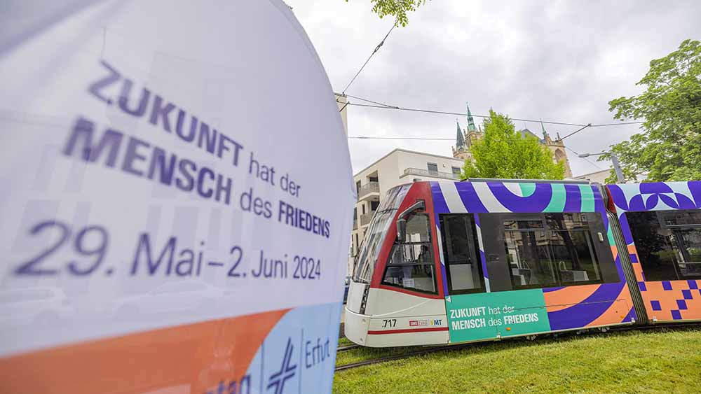 Der Katholikentag in Erfurt beginn am 29. Mai