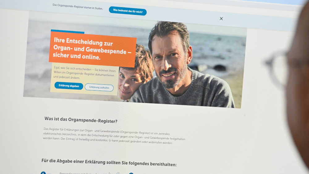 Image - Mögliche Organspender können sich online registrieren lassen