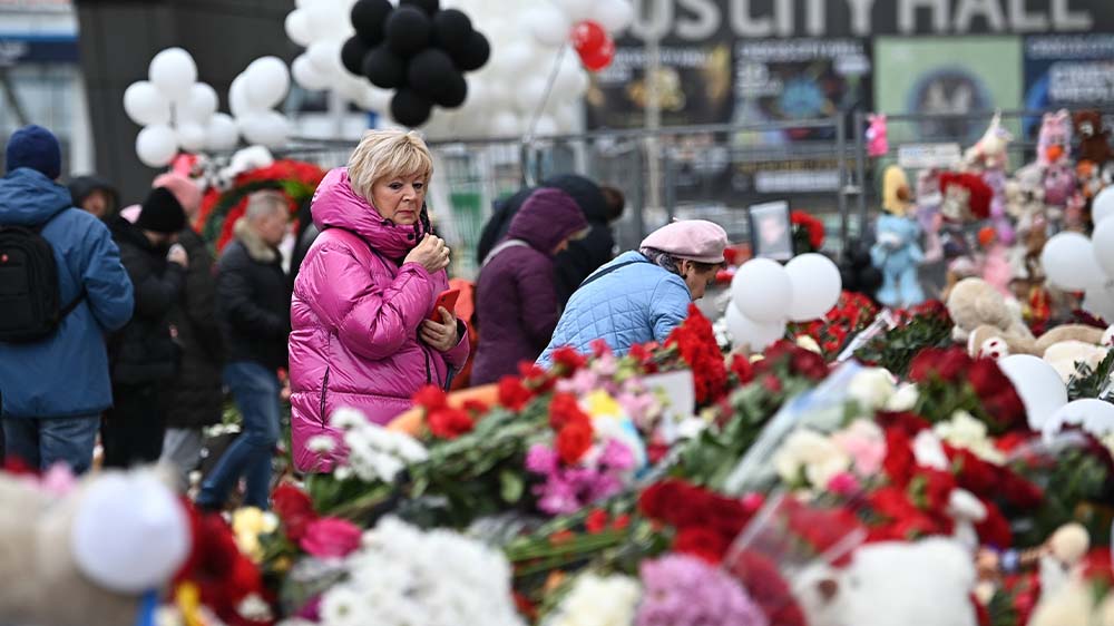 Trauer nach dem Terroranschlag in Moskau