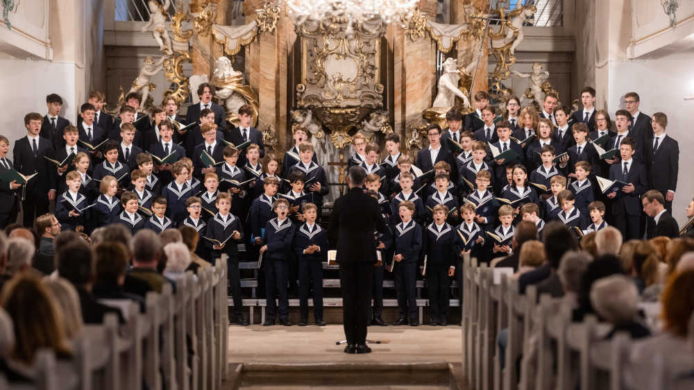 Der Leipziger Thomanerchor unter Leitung von Thomaskantor Andreas Reize (Archivbild)