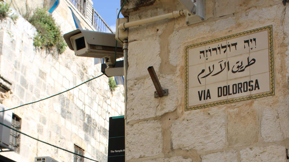 Die Via Dolorosa in Jerusalem