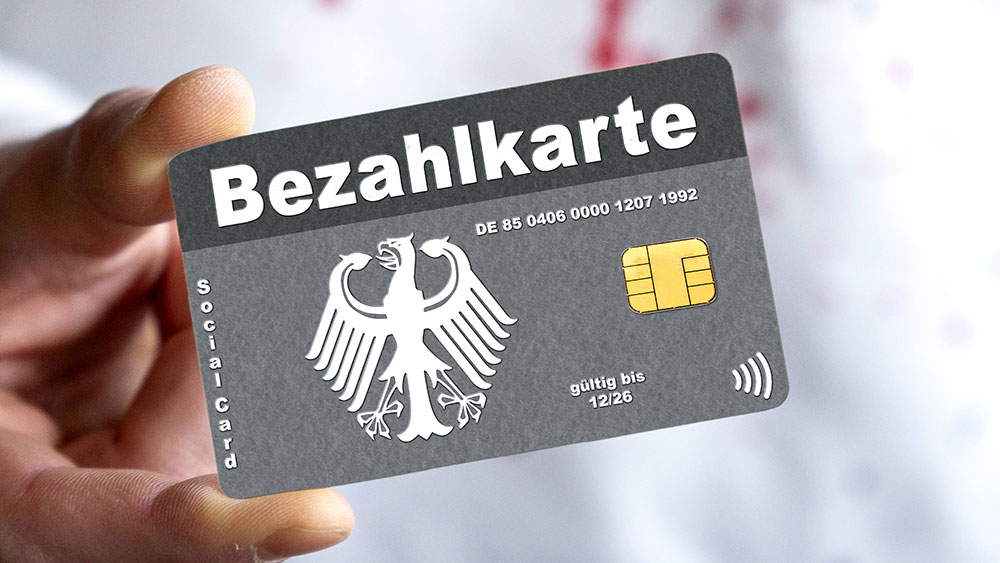 So ungefähr könnte die Bezahlkarte aussehen (Montage)