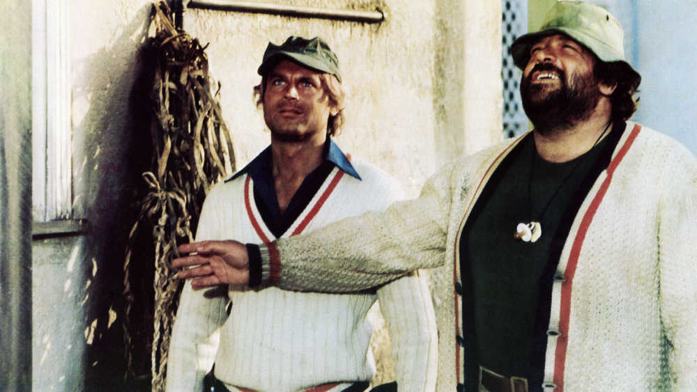 Kongeniales Duo: Terence Hill mit Filmpartner Bud Spencer (rechts)