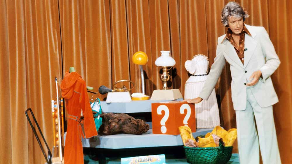 Zu den möglichen Preisen bei "Am laufenden Band" gehörte auch das legendäre Fragezeichen