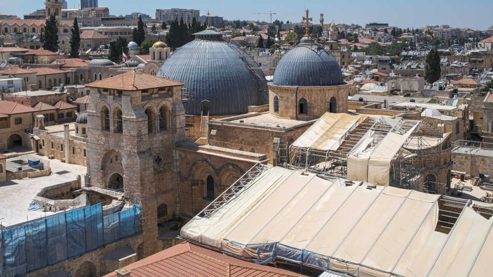 Image - Jerusalemer Grabeskirche bleibt Dauerbaustelle