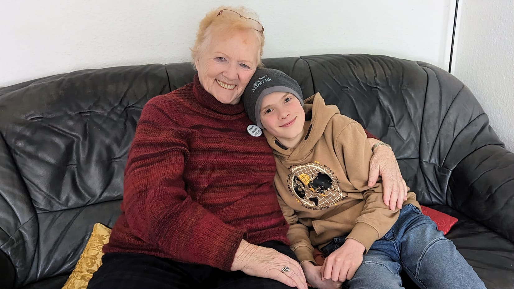 Heide Bräuninger und Hendrik Schebor sind sich sicher: Sie bleiben füreinander Oma und Enkel