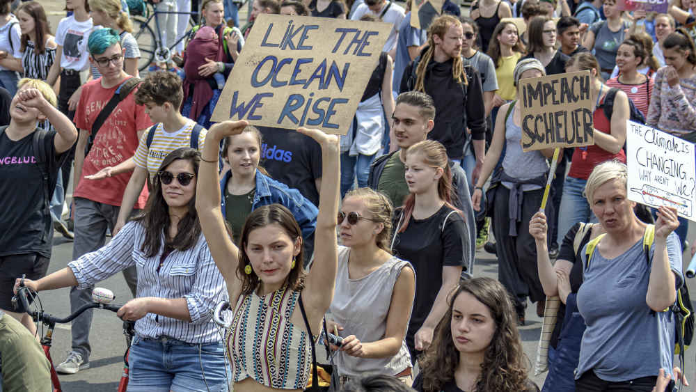 Global Climate Strike vor der Wahl zum Europäischen Parlament (Archivbild)