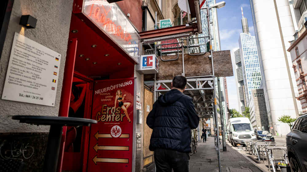 Das Laufhaus Taunus 26 in der Taunusstrasse im Frankfurt Bahnhofsviertel