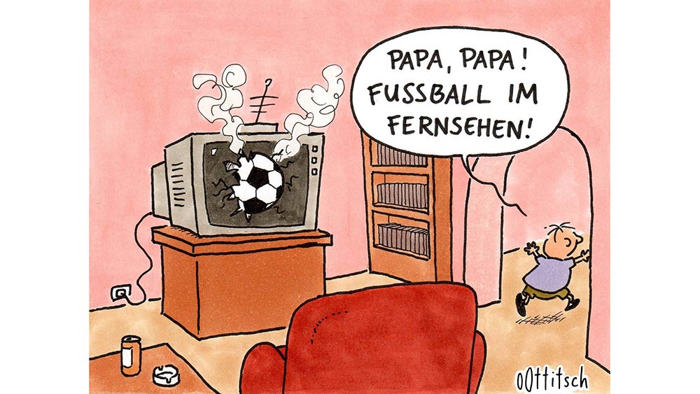 Image - „anPFIFF“: Wilhelm-Busch-Museum zeigt Karikaturen über Fußball