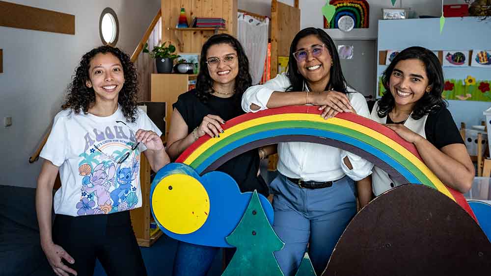 Kolumbianisches Quartett (v.l.): Andrea Vergara Pena, Maria Alejandra Perez Villalba, Shanning Pana Escobar und Laura Carolina Polo Ibarra