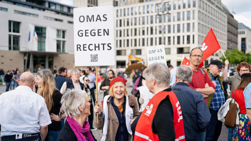 Die "Omas gegen rechts" sind in den Fokus der Union geraten