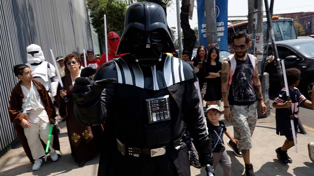 Fans feiern den "Star Wars"-Tag in Mexiko 