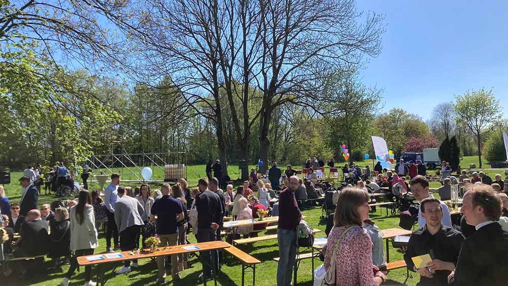 Das Tauffest in Burgdorf versteht sich als „open space“ mit verschiedenen Mitmachstationen.