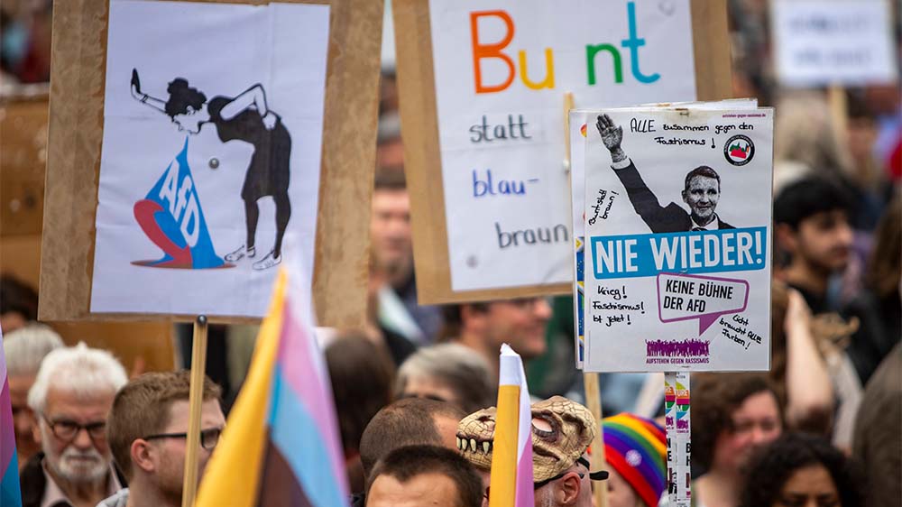 Bundesweit gehen seit einigen Wochen Menschen auf die Straße wie hier in Bochum