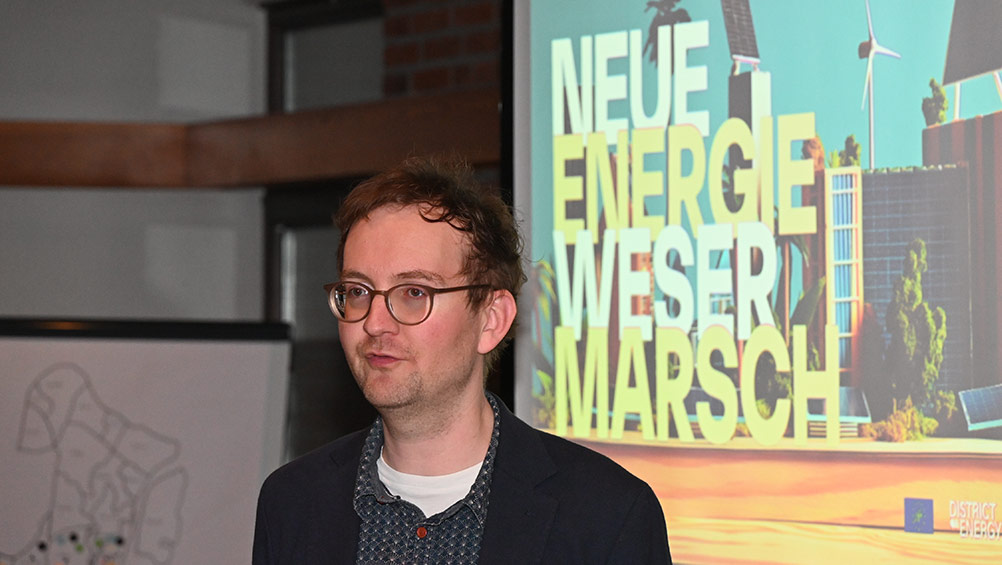 Felix Rodenjohann vom Klimarat des Kirchenkreises Wesermarsch treibt die Gründung der Genossenschaft voran.
