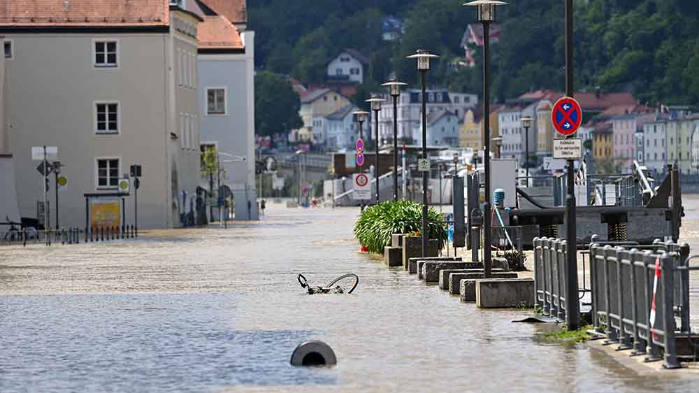 Wegen des Klimawandels treten Hochwasser – wie jetzt im Süden Deutschlands – häufiger auf
