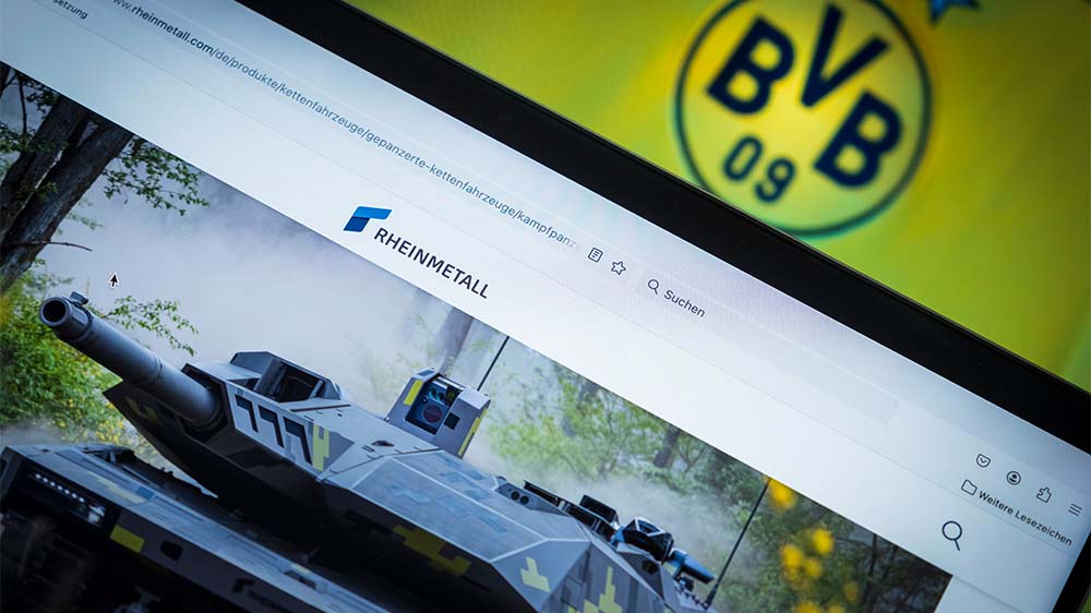 Rheinmetall wird neuer Sponsor von BVB Borussia Dortmund