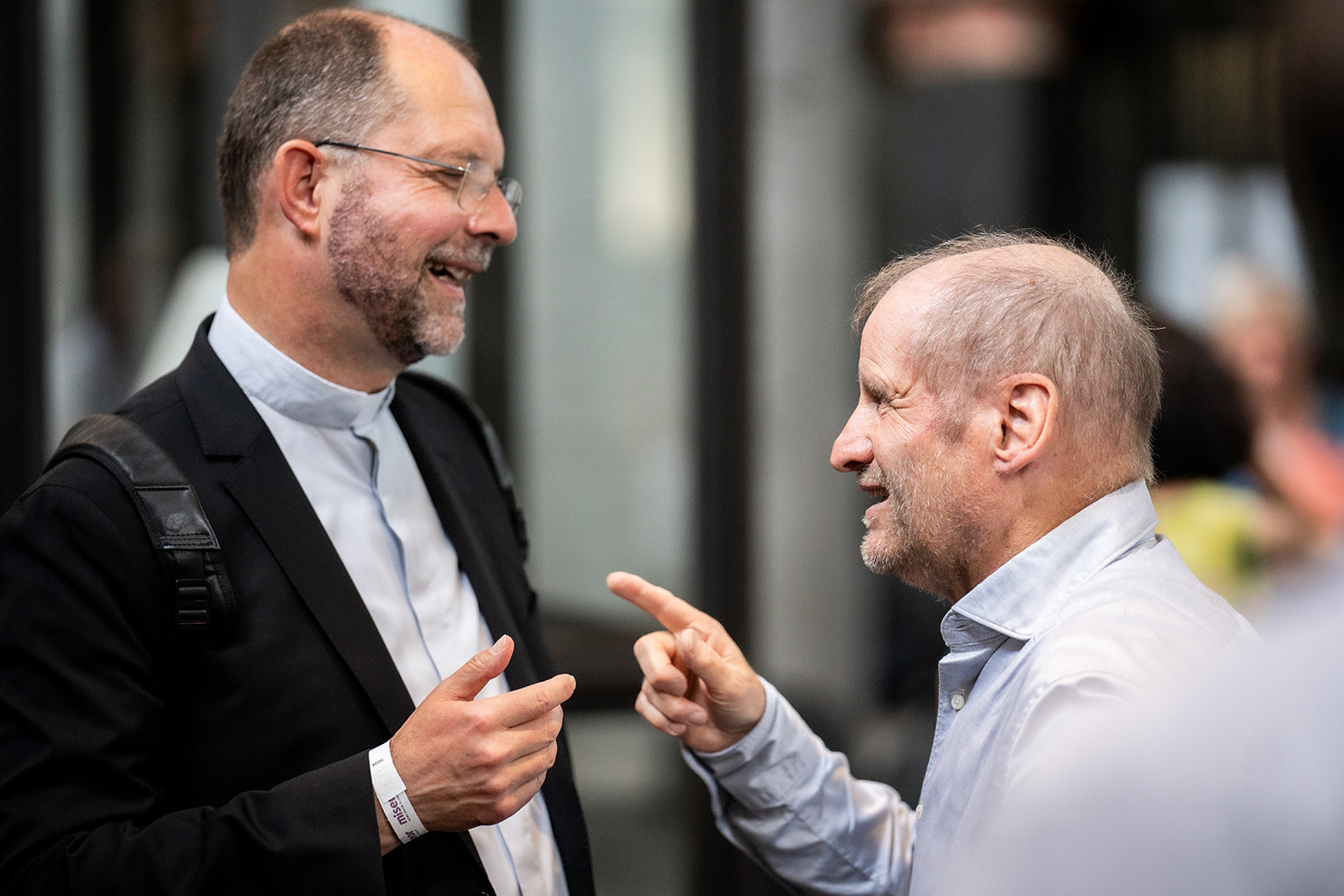 Misereor-Chef Pirmin Spiegel (re.) mit seinem Nachfolger Andreas Frick