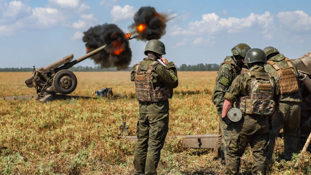 Besatzungen der Dnipro-Streitkräftegruppe während der militärischen Sonderoperation