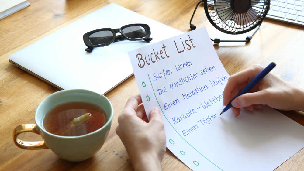 In Deutschland heißt Bucket-Liste auch Löffelliste
