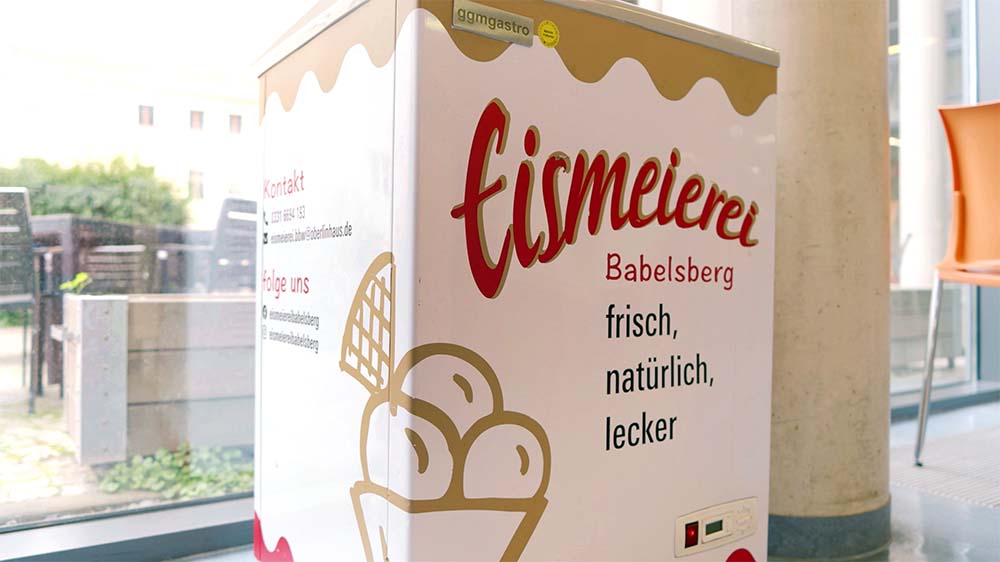 Die Eismeierei Babelsberg stellt inzwischen rund 30 verschiedene Sorten Speiseeis für etwa 50 Kunden her