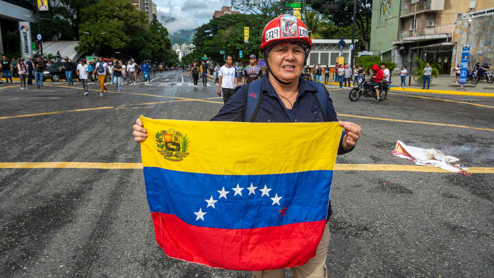 Nach der Präsidentenwahl in Venezuela sind viele Bürger zu Protesten auf die Straße gegangen