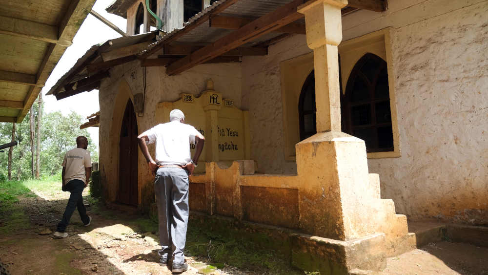 In Old Moshi am Fuß des Kilimanscharo steht eine der ersten Kirchen, die deutsche Missionare in "Deutsch-Ostafrika" (heute Tansania) bauen ließen