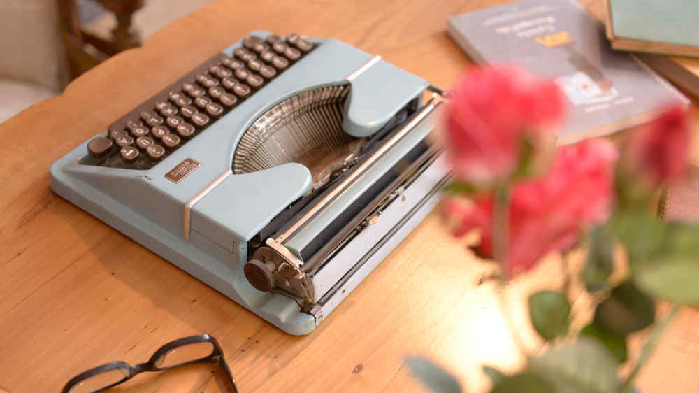 Eine Schreibmaschine aus dem Nachlass von Erich Kästner