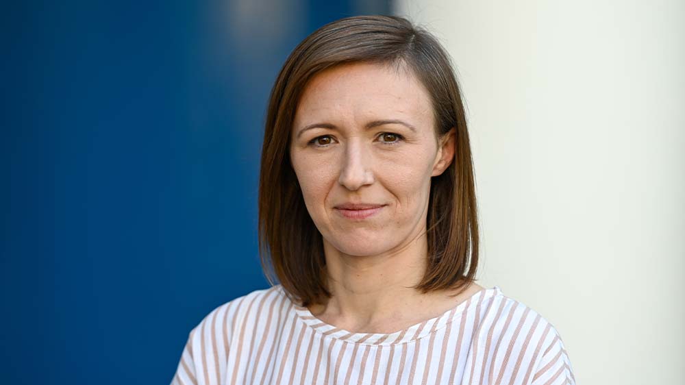 Tanja Sacher, Pfarrerin der EKHN im Kirchlichen Flüchtlingsdienst am Frankfurter Flughafen