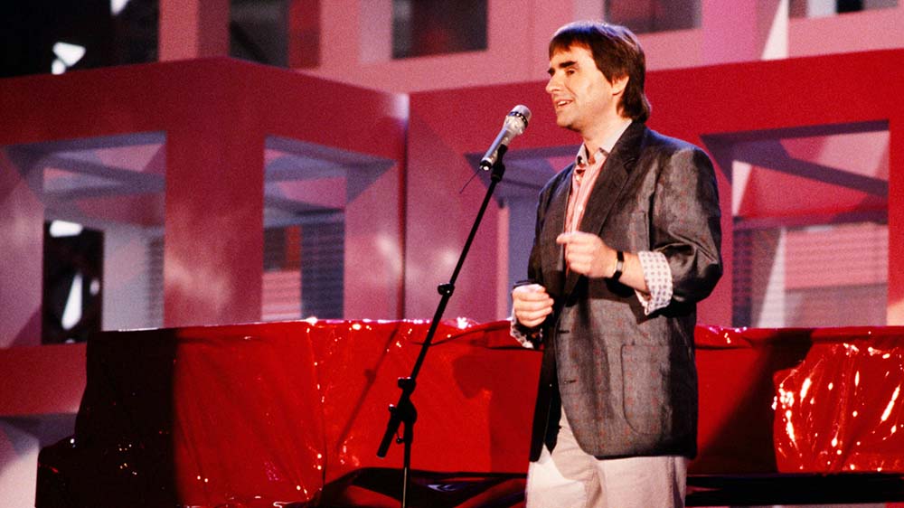Lange im Geschäft: Chris de Burgh bei einem Auftritt 1985 in Köln