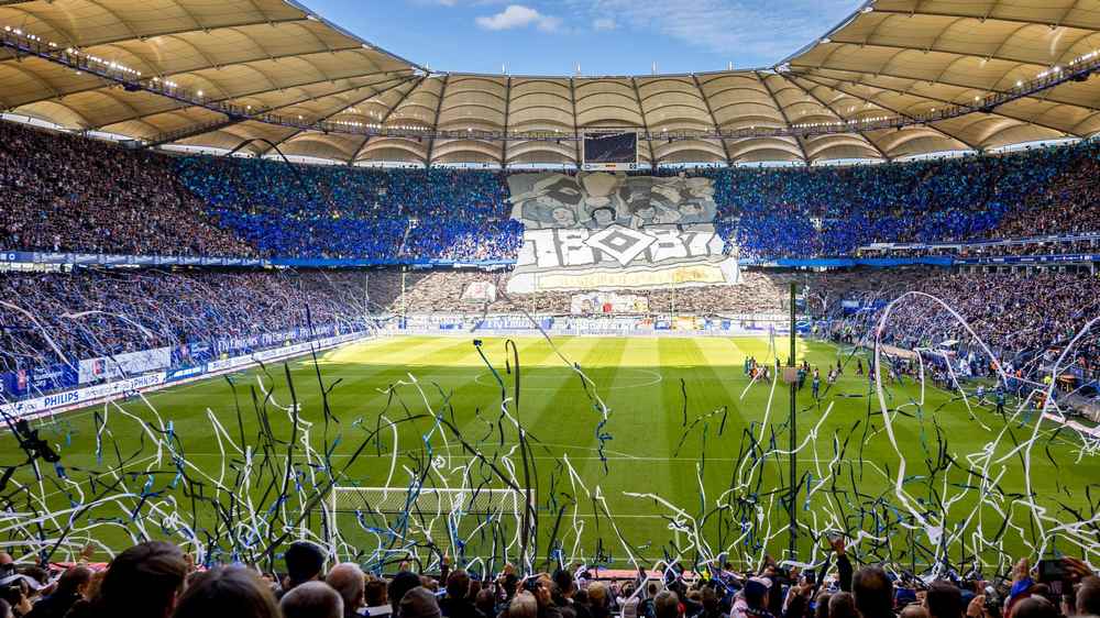 Im Volksparkstadion ist der Hamburger SV zuhause