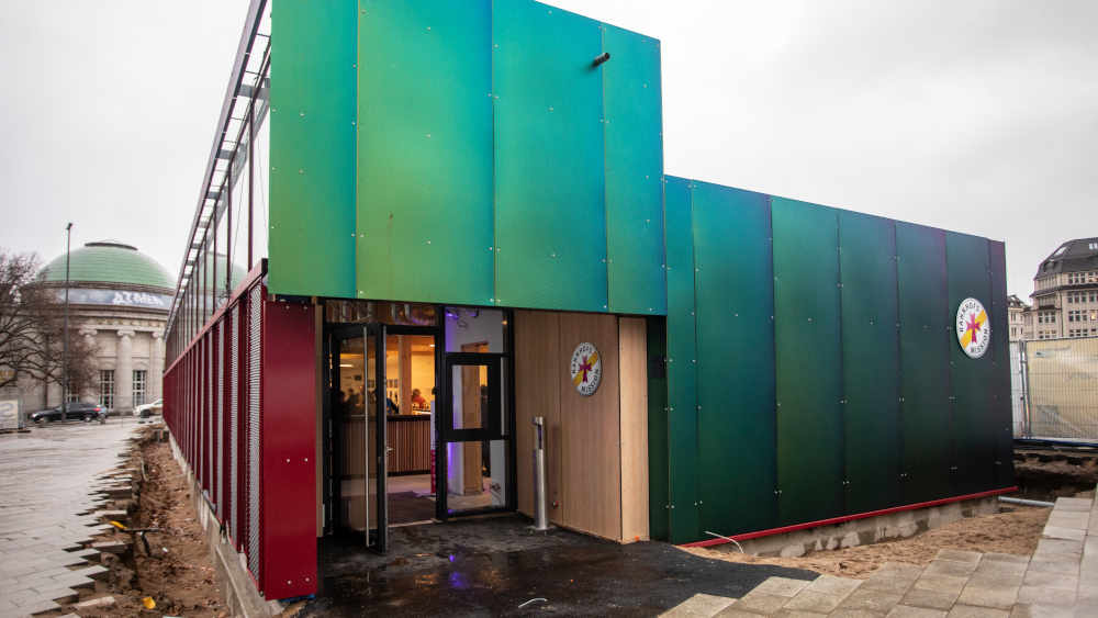 Das neue Gebäude der Hamburger Bahnhofmission