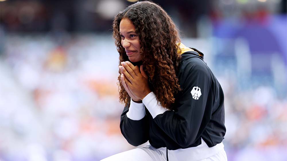 Die Sportseelsorgerin Elisabeth Keilmann hat sich über die Offenheit über ihren Glauben von Yemisi Ogunleye gefreut