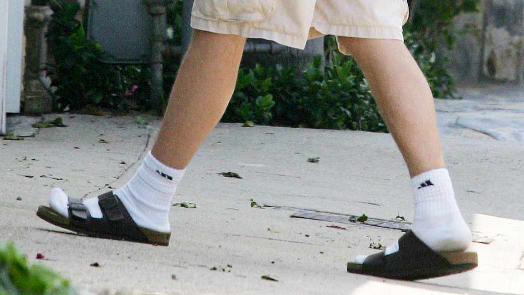 Ging lange Zeit gar nicht: weiße Socken in Sandalen