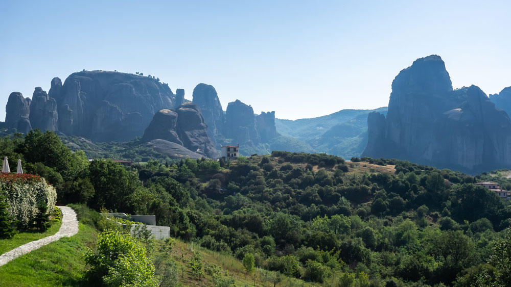 Das Kloster Meteora in Griechenland