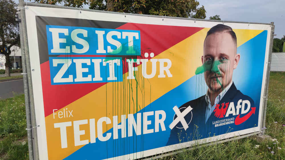 Die evangelische Landeskirche distanziert sich vor der Landtagswahl in Brandenburg klar von der AfD (Symbolbild)