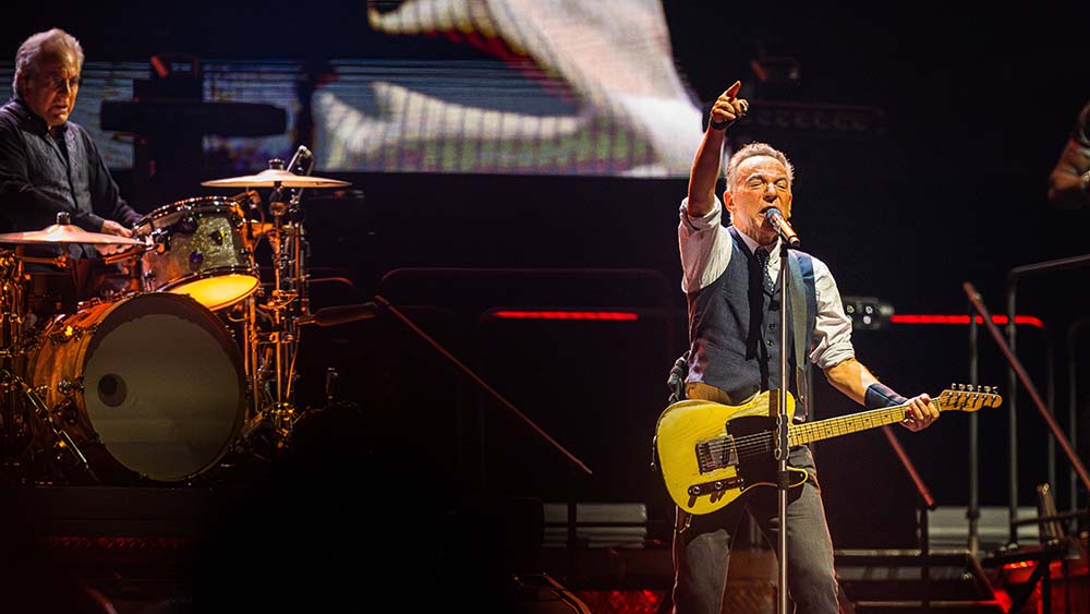 Bruce Springsteen rockt im Juli 2024 in der Stockholmer Strawberry Arena