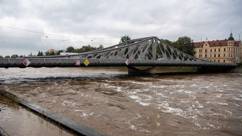 Dramatische Hochwasserlage in Tschechien