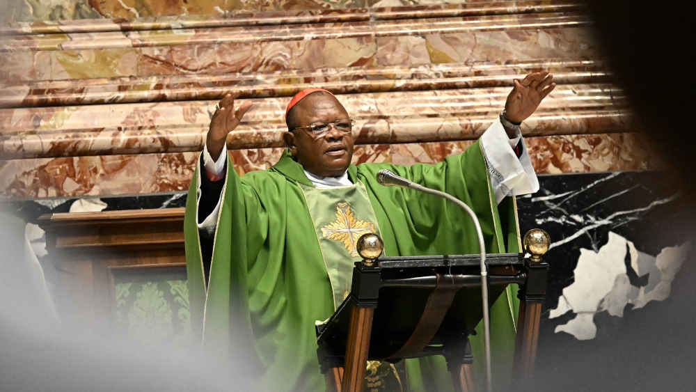 Der Erzbischof von Kinshasa, Kardinal Fridolin Ambongo