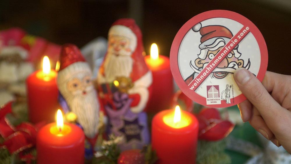 Das Bonifatiuswerk wirbt für echte Nikoläuse und eine "weihnachtsmannfreie Zone"