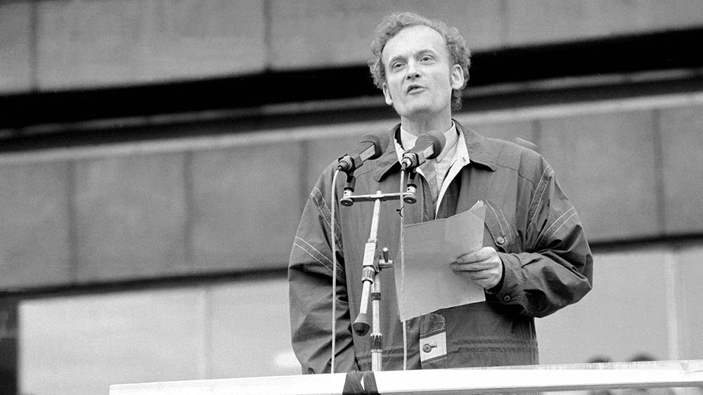 Auf der berühmten Demo am 4.November 1989 sprach Friedrich Schorlemmer auf dem Berliner Alexanderplatz zu einer Million Menschen