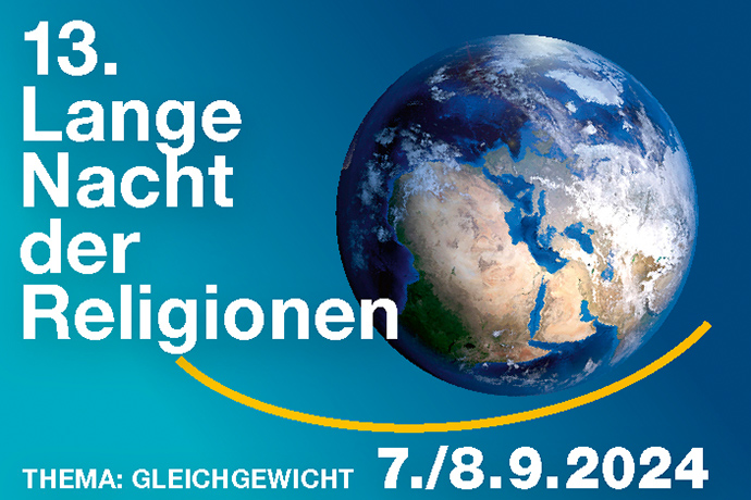Plakat zur 13. Langen Nacht der Religionen 2024