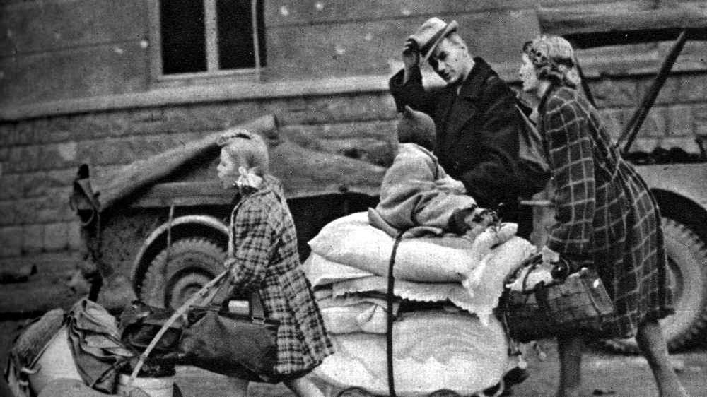 Zivilisten in Aachen mussten erfahren, was es bedeutet, angesichts einer vorrückenden Armee Heim und Besitz zu verlieren