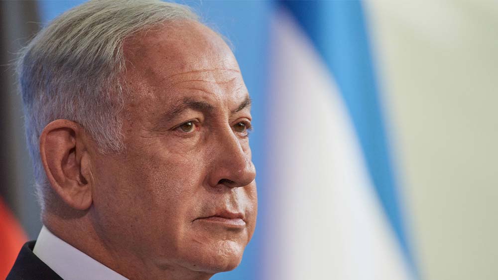 Der Ministerpräsident des Staates Israel, Benjamin Netanyahu