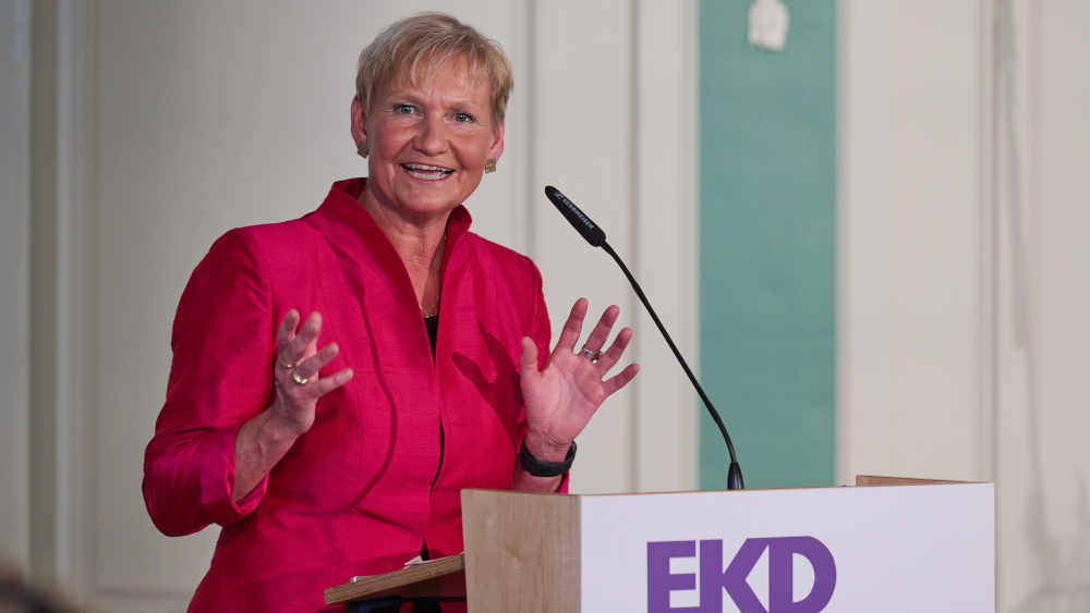 Die amtierende Ratsvorsitzende der EKD, Kirsten Fehrs