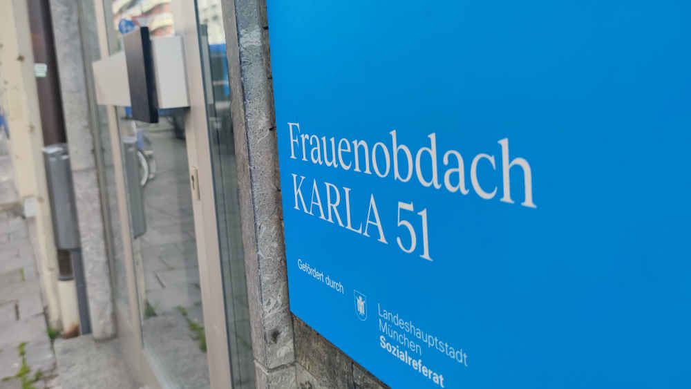 Das Frauenhaus "Frauenobdach Karla 51" in München