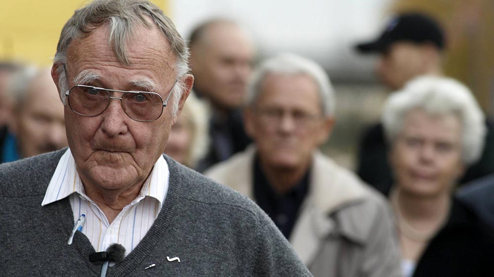 Ingvar Kamprad, hier im Oktober 2008, hat Ikea gegründet