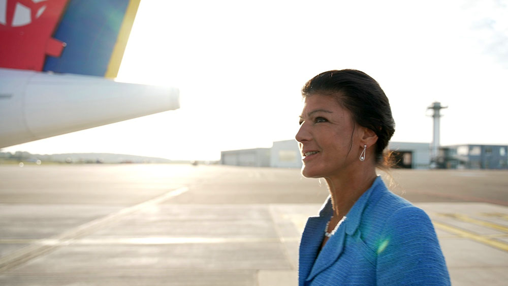 Sahra Wagenknecht pendelt zwischen ihrem Wohnort im Saarland und Berlin